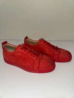 Christian Louboutin Men’s Red Suede